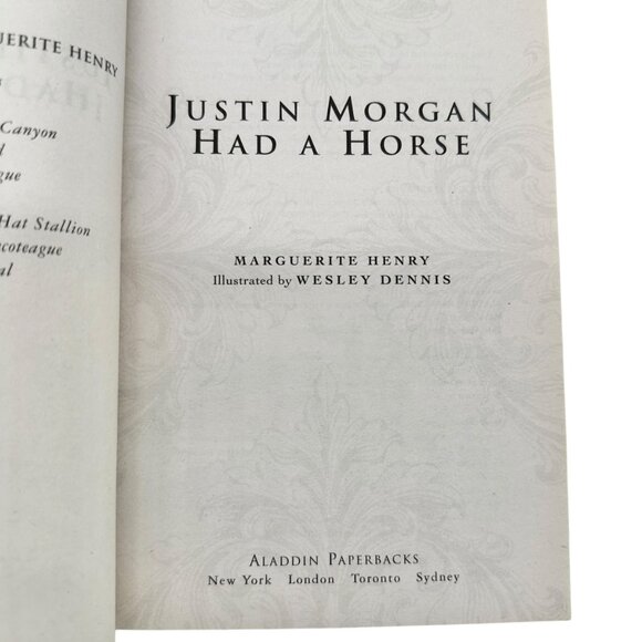 Marguerite Henry Book 3 Pack Mistys Twilight Sea Star Justin Morgan Had A Horse - Picture 15 of 16